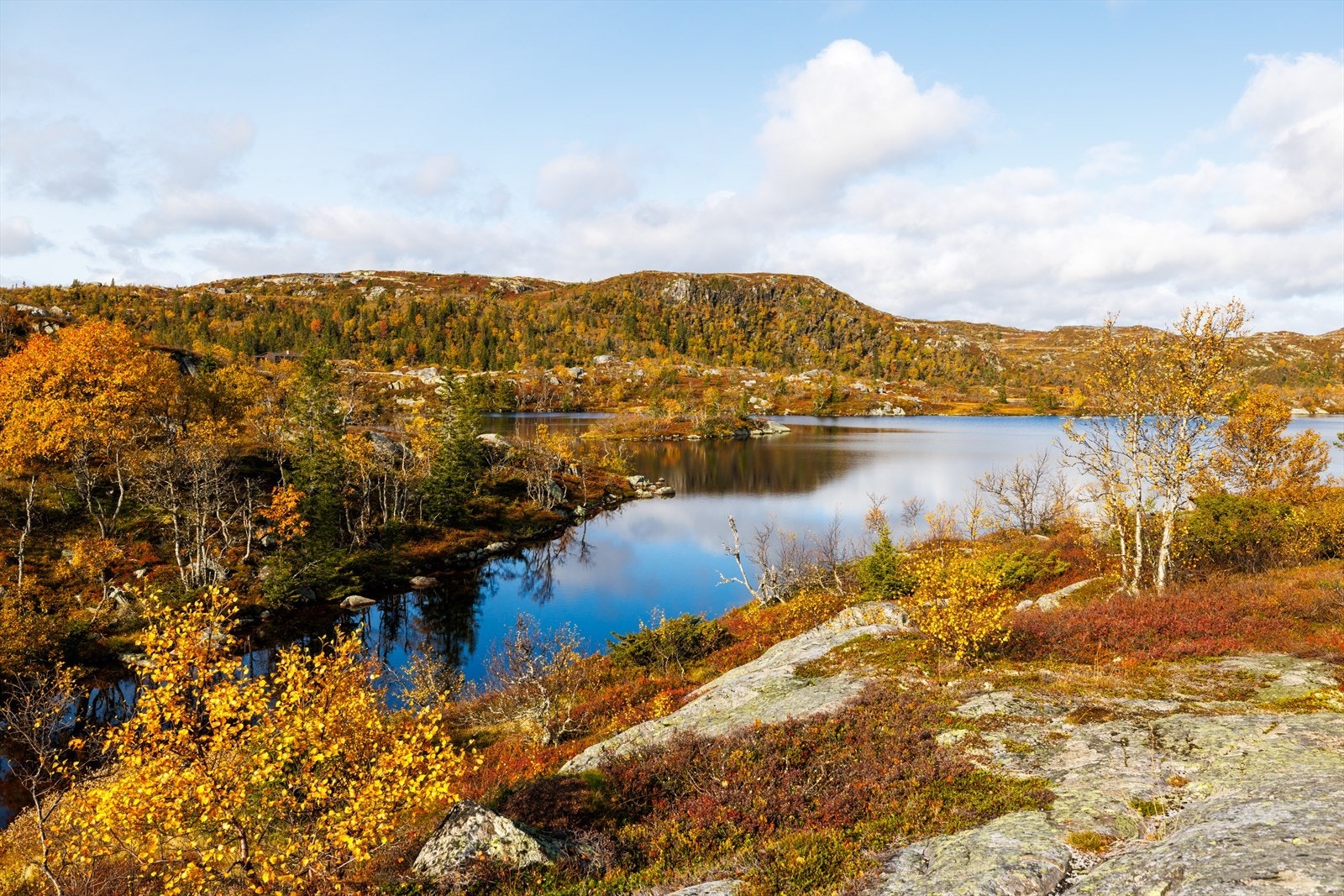 Istjenn ligger i det øverste hytteområdet på Tempelseter og gir deg ekte høyfjellsfølelse! Galleribilde