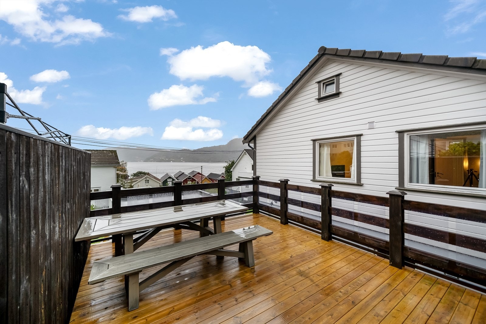 Terrassen ble bygget ny i 2020. Galleribilde