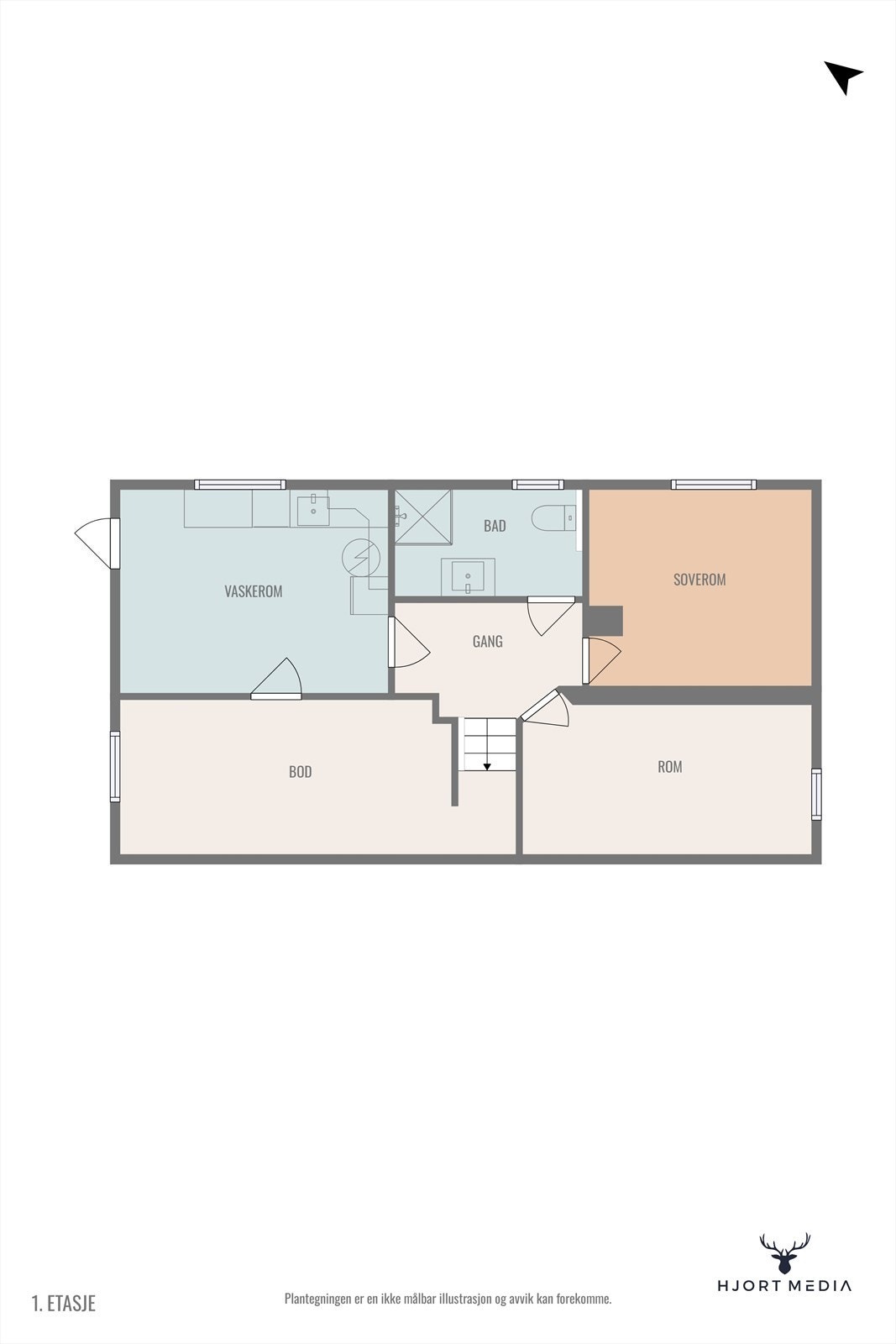 Plantegning Galleribilde