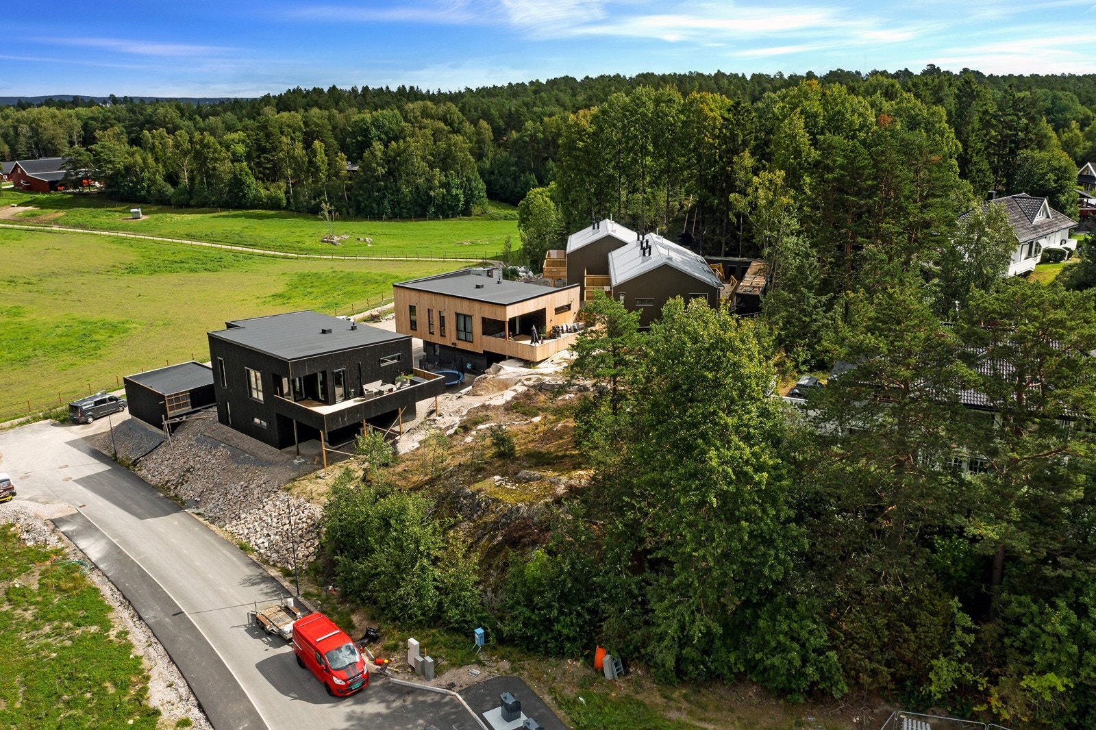 Tomten ligger i et attraktivt område på Borgenhaugen Galleribilde