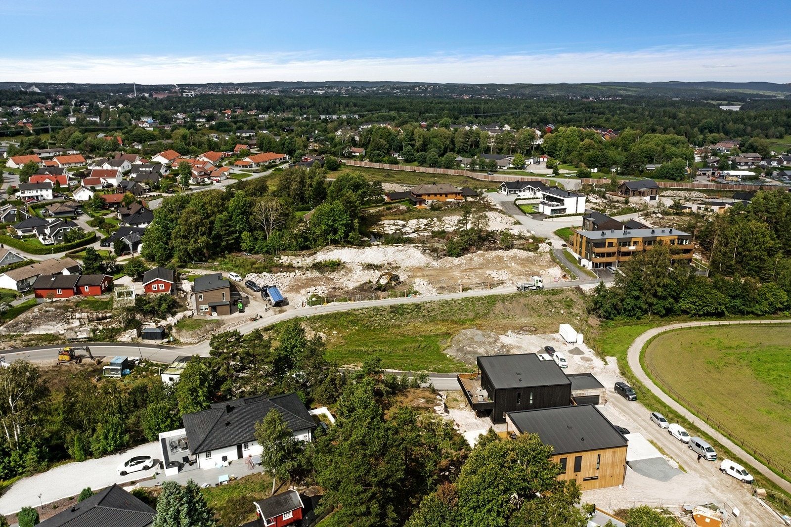 Område sett i fra luften Galleribilde