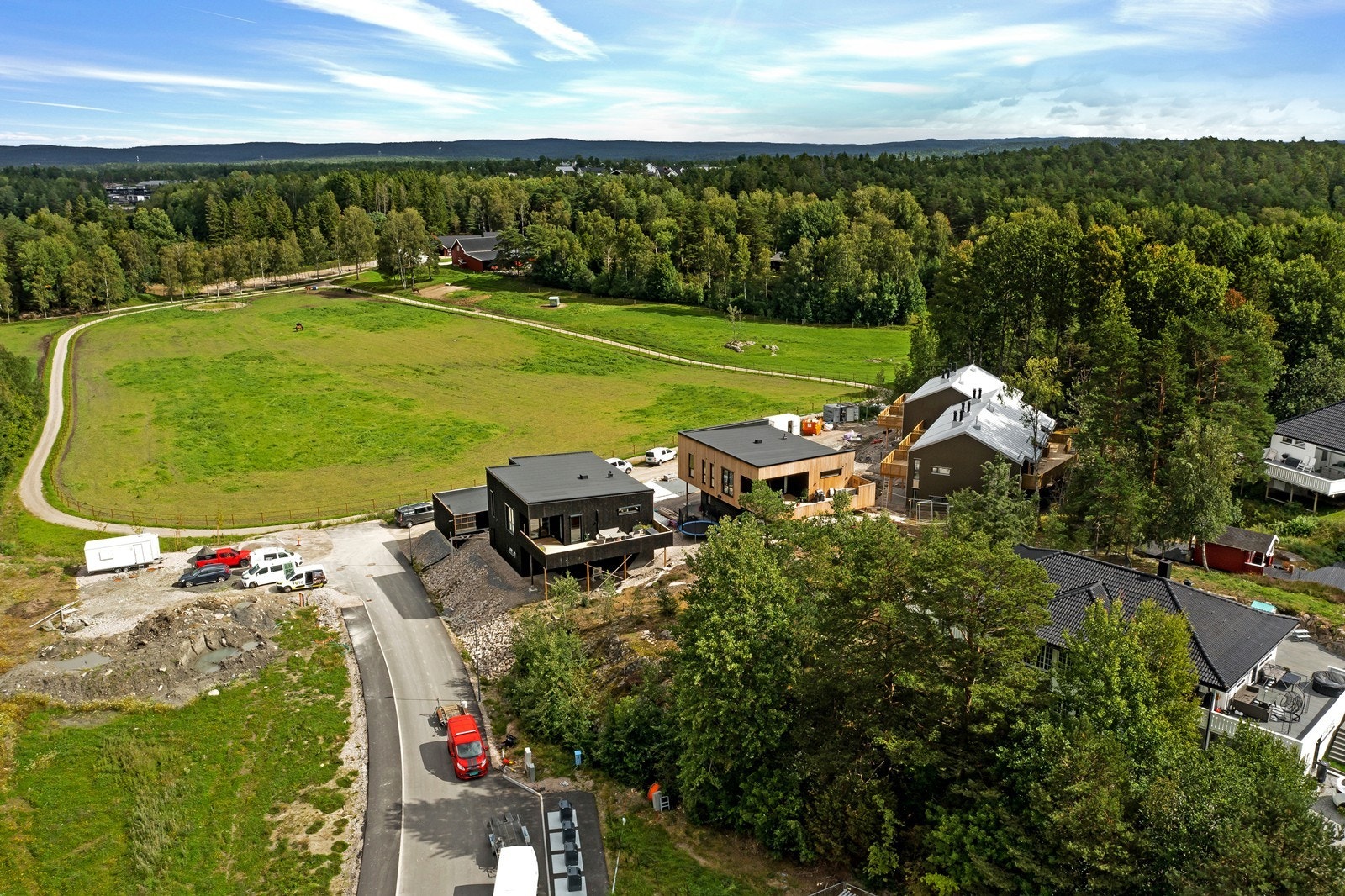 Bjørnemyrkroken er en del av et nyere byggefelt i utkanten av det mer etablerte Sufellingen/Fjelldal Galleribilde
