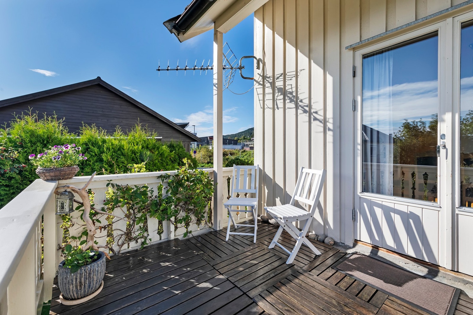 Veranda med utgang fra stue Galleribilde