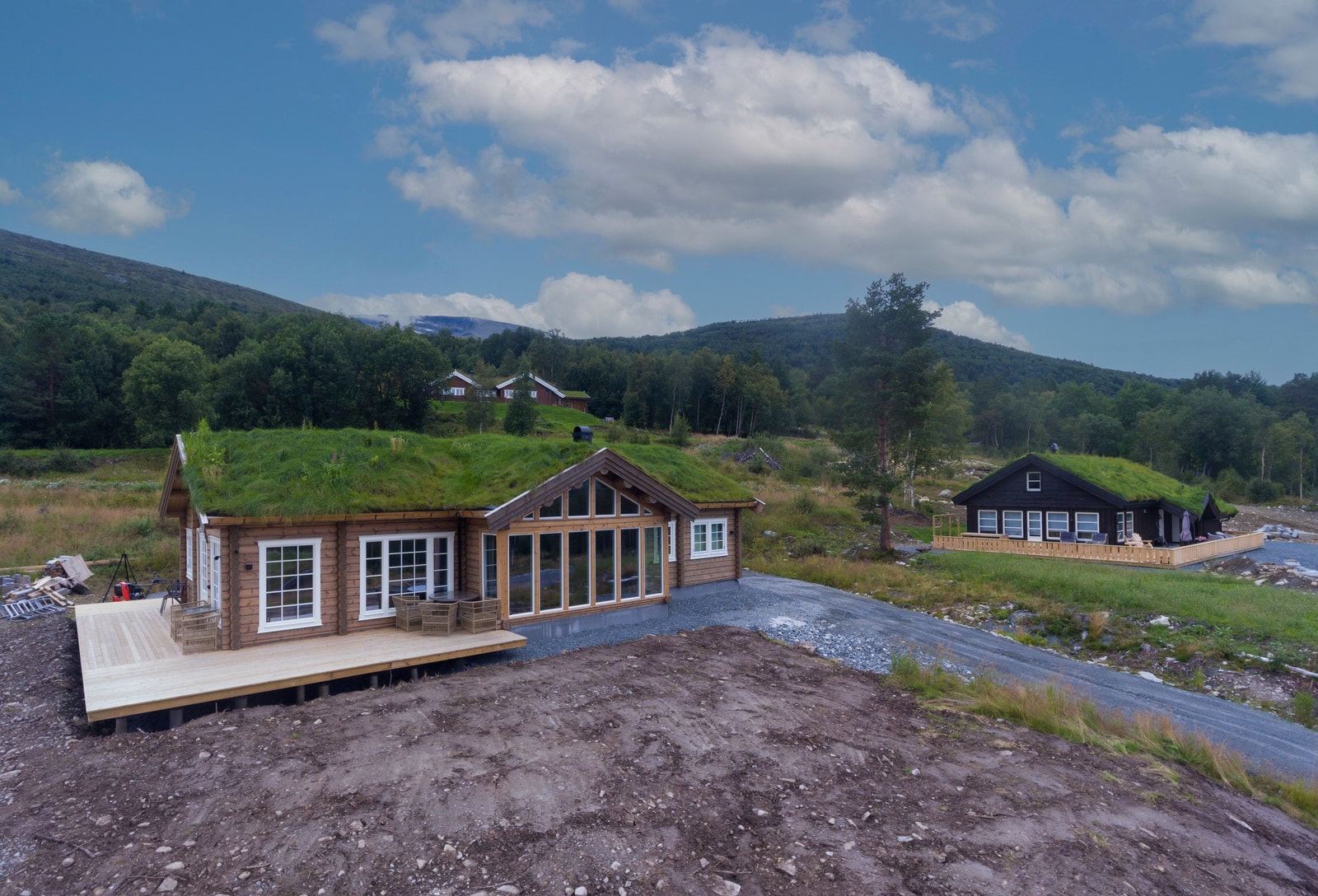 Tomtene kan bebygges med 30% BYA Galleribilde