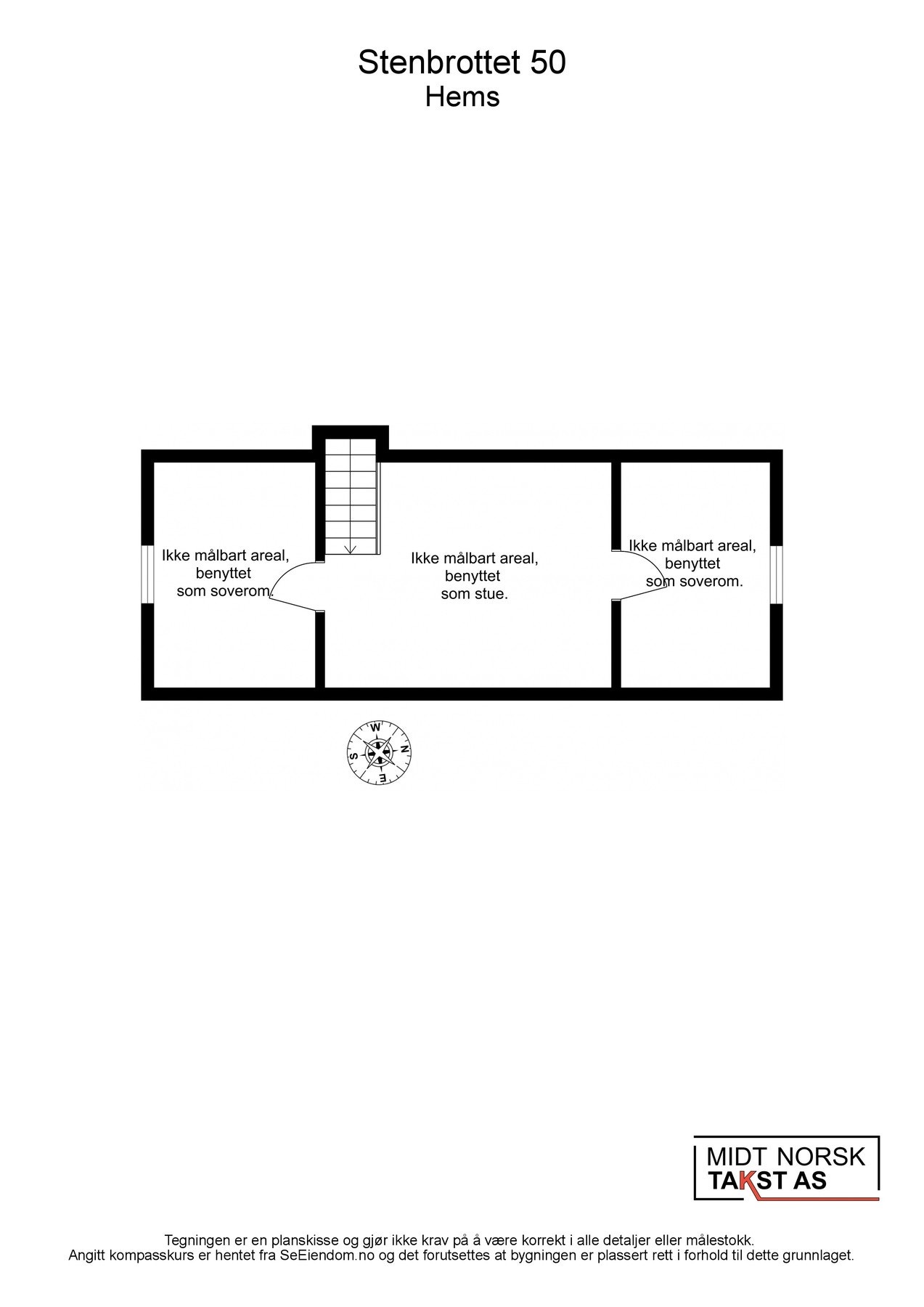 Planskisse. Hems. Galleribilde