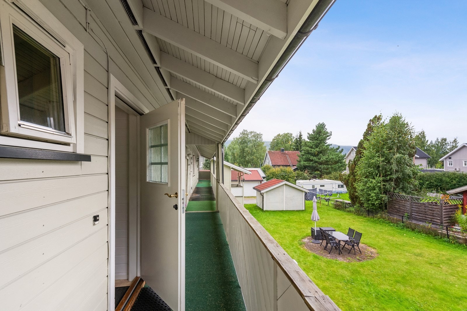 Overbygd inngangsparti Galleribilde