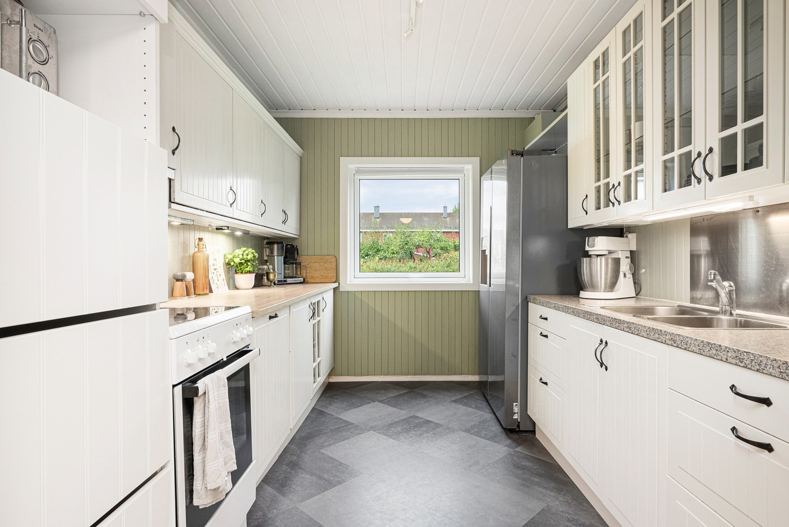 Kjøkkenet er på 8,5m². Galleribilde