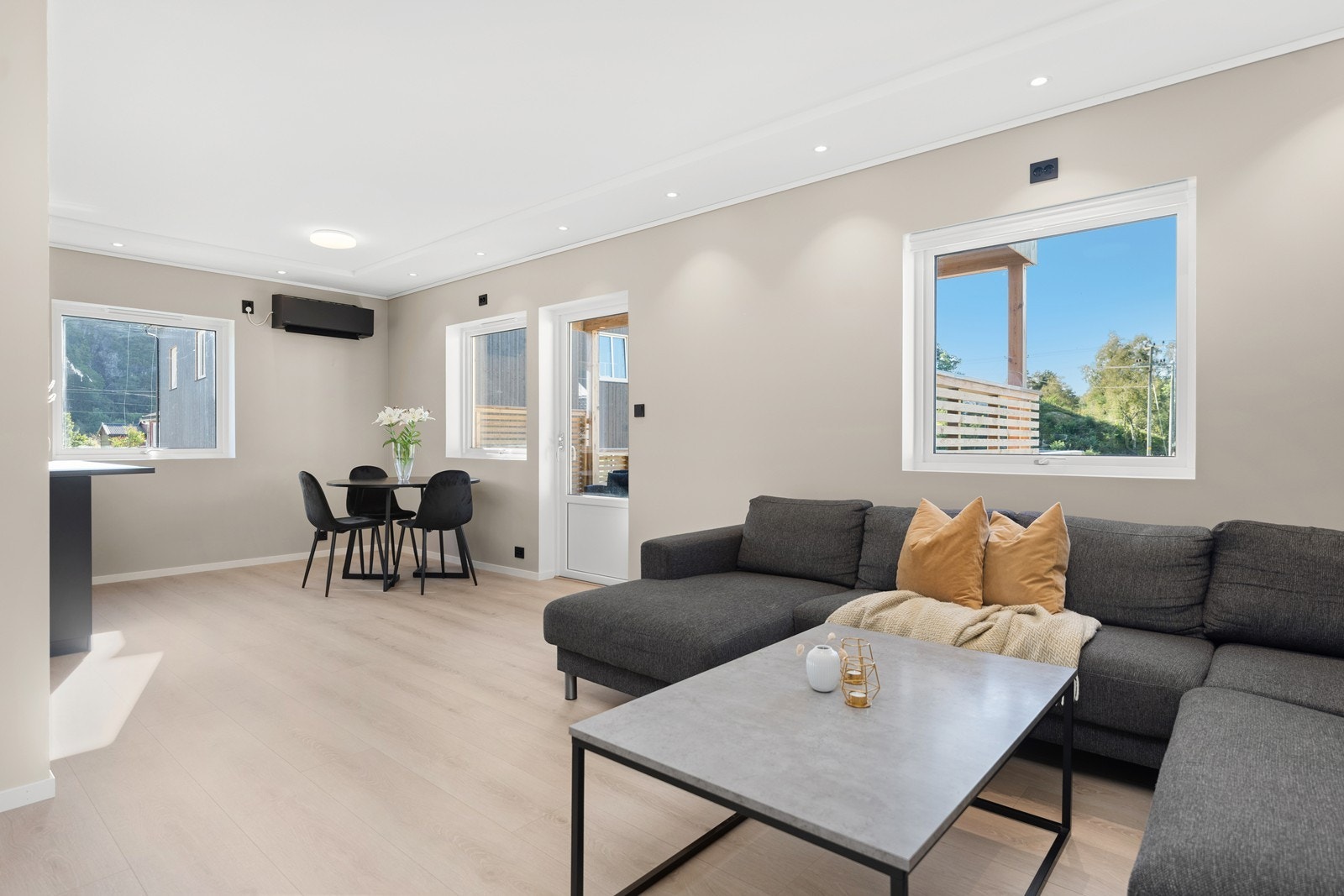 Utgang til terrasse fra stuedel Galleribilde