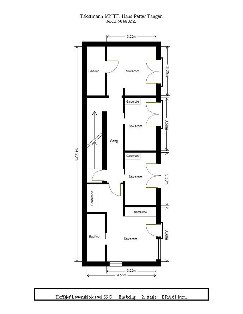 Plantegning 2. etasje. Galleribilde