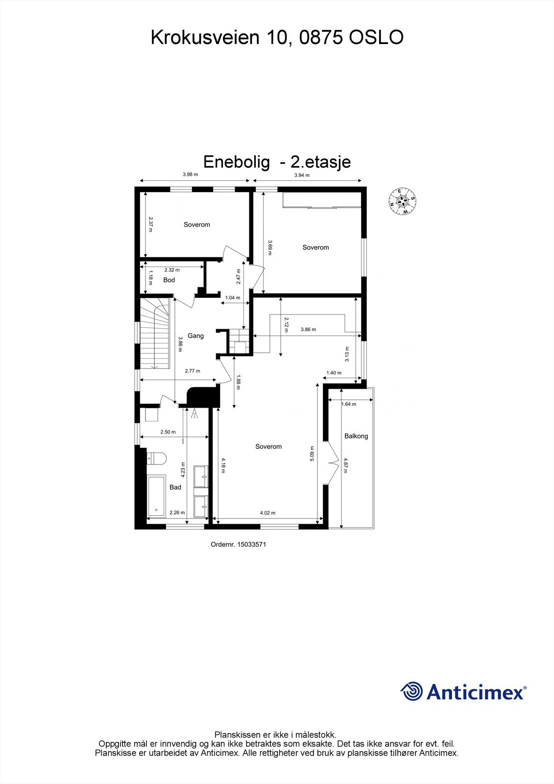 Plantegning 2. etasje. Galleribilde