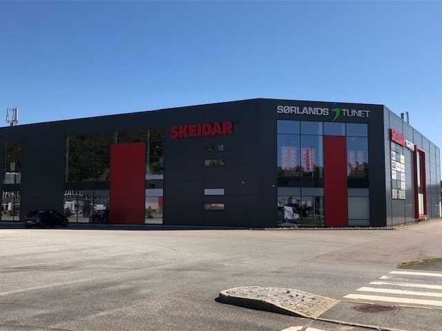 Store vindusflater Galleribilde