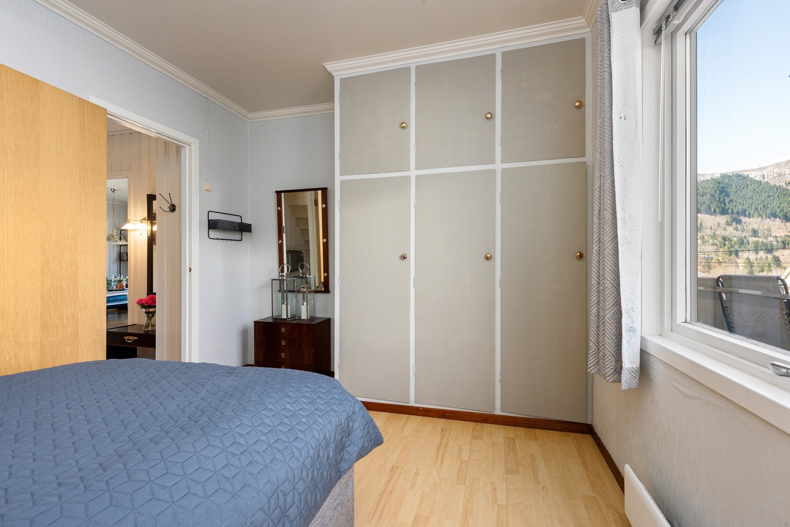 Stor plassbygd garderobe. Galleribilde