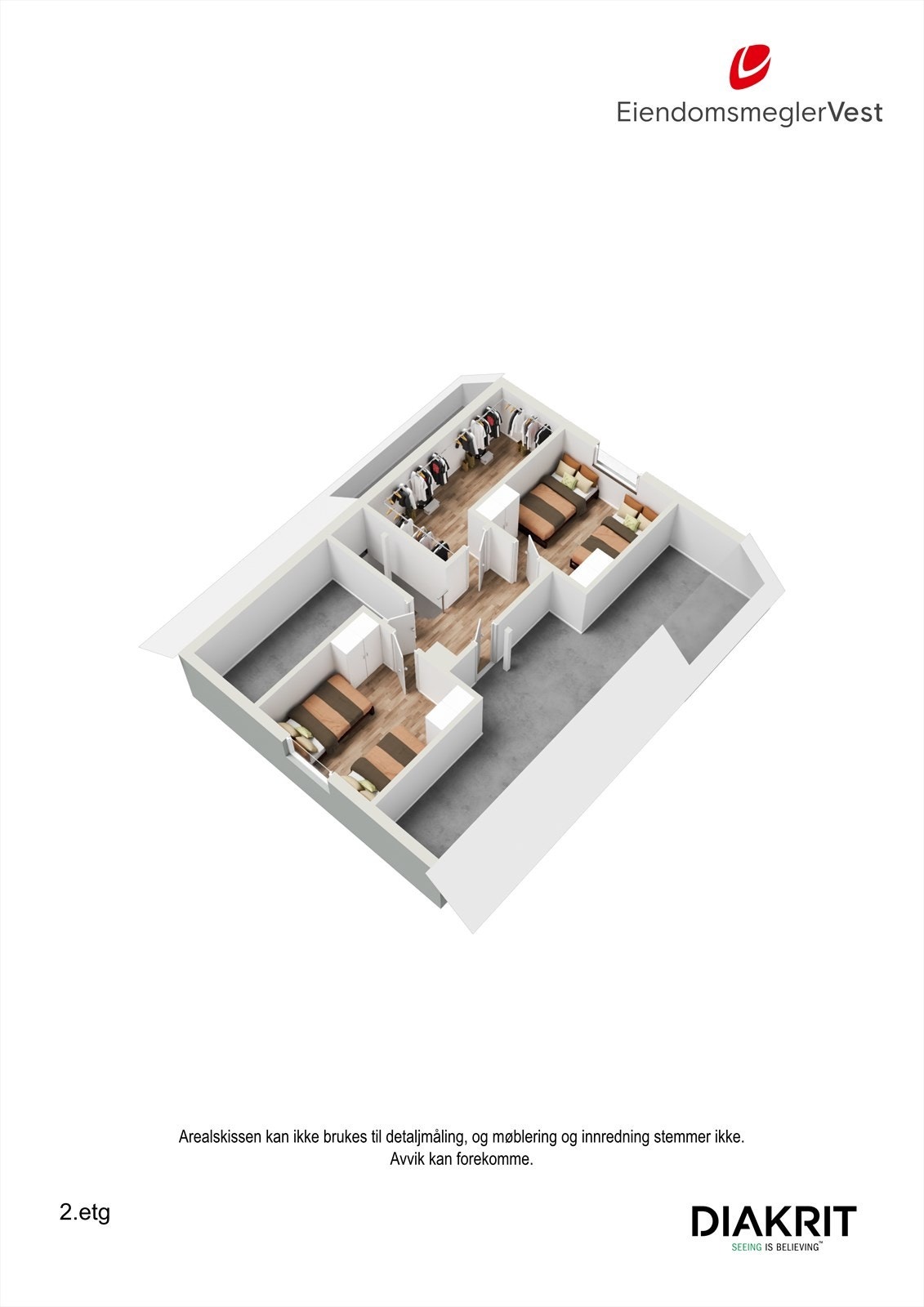 Plantegning loft Galleribilde