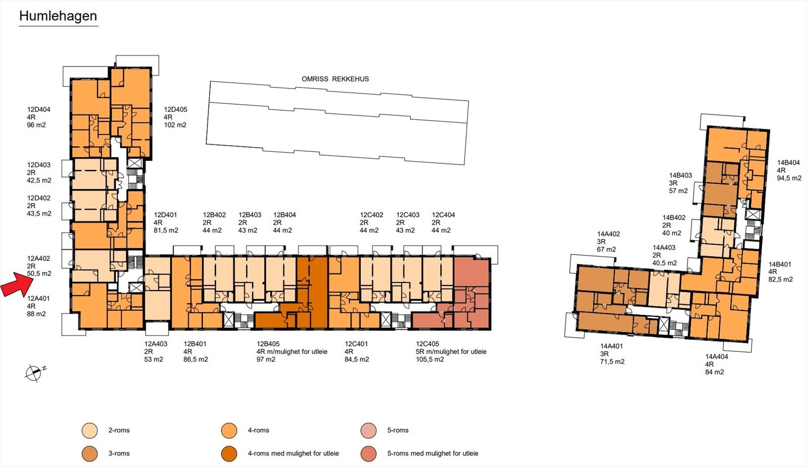 Etasjeplan. Galleribilde