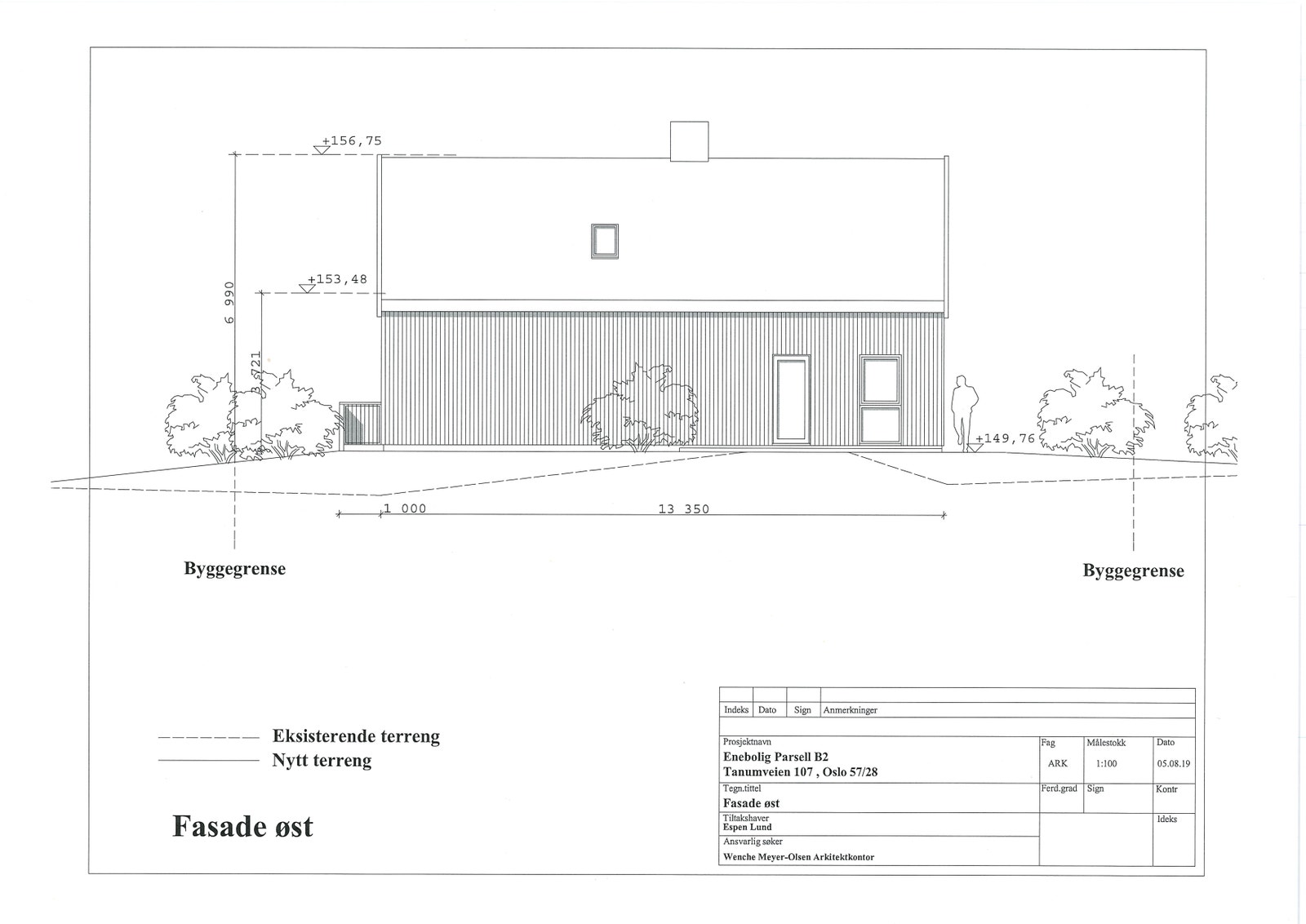 Det foreligger rammetillatelse for enebolig med 272 kvm BRA Galleribilde