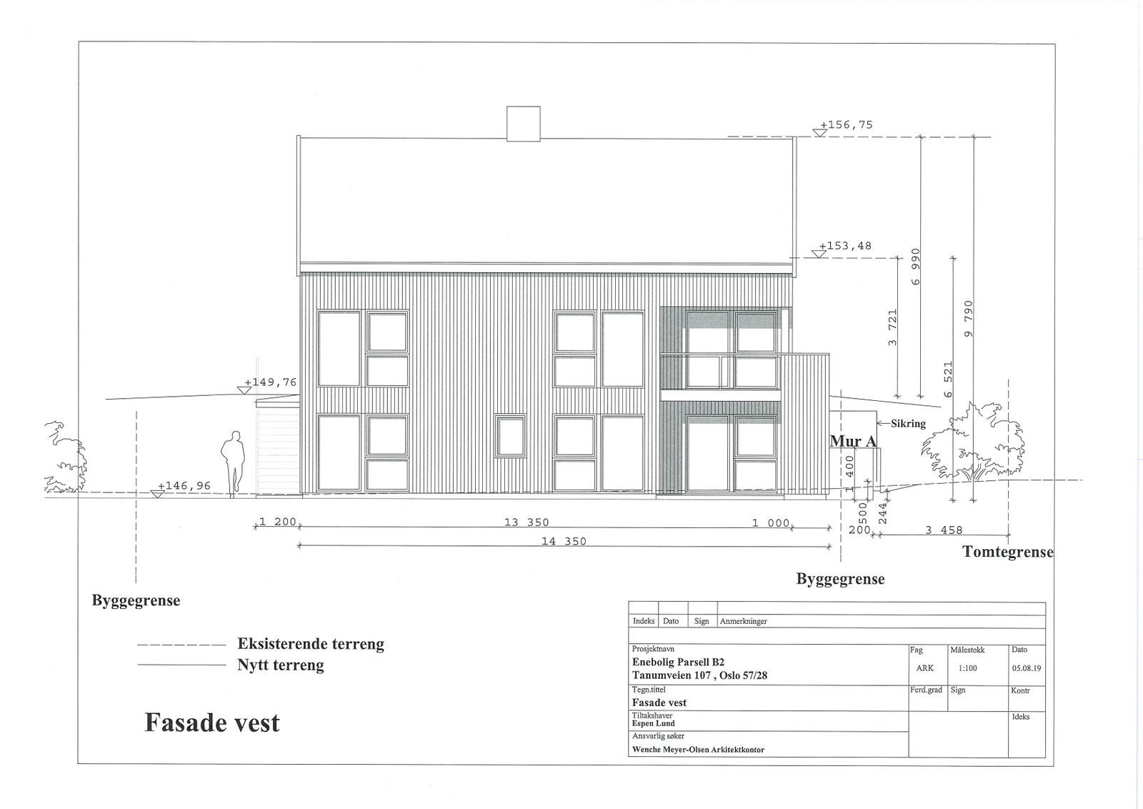 Det foreligger rammetillatelse for enebolig med 272 kvm BRA Galleribilde