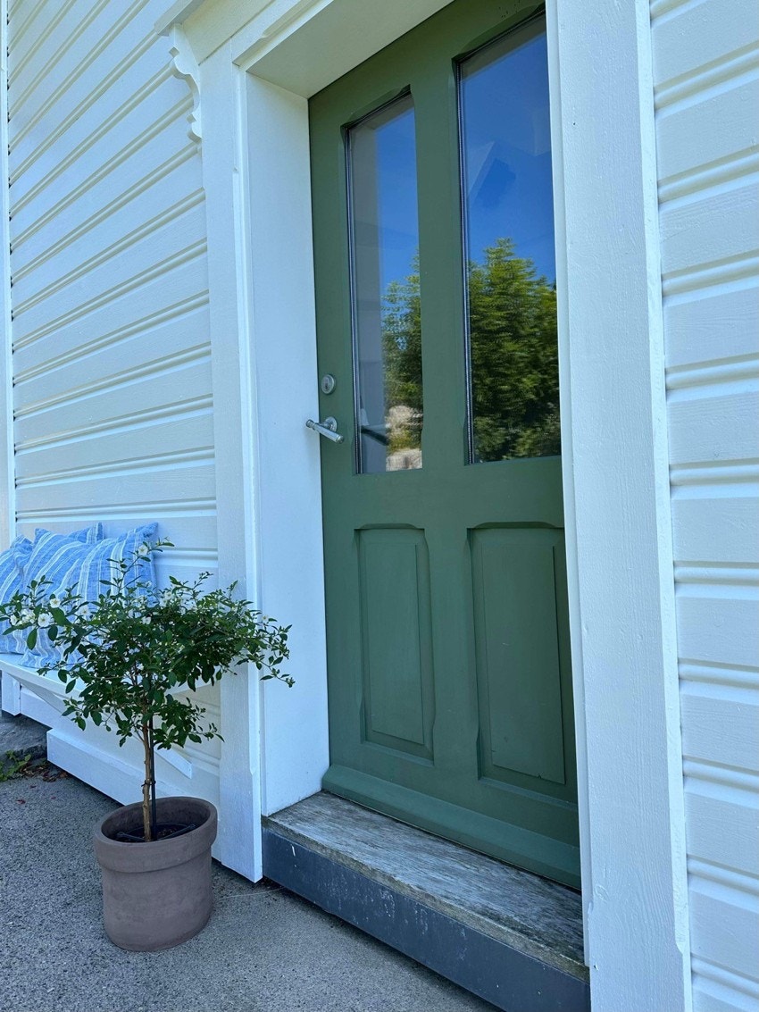 Koselig inngangsdør Galleribilde