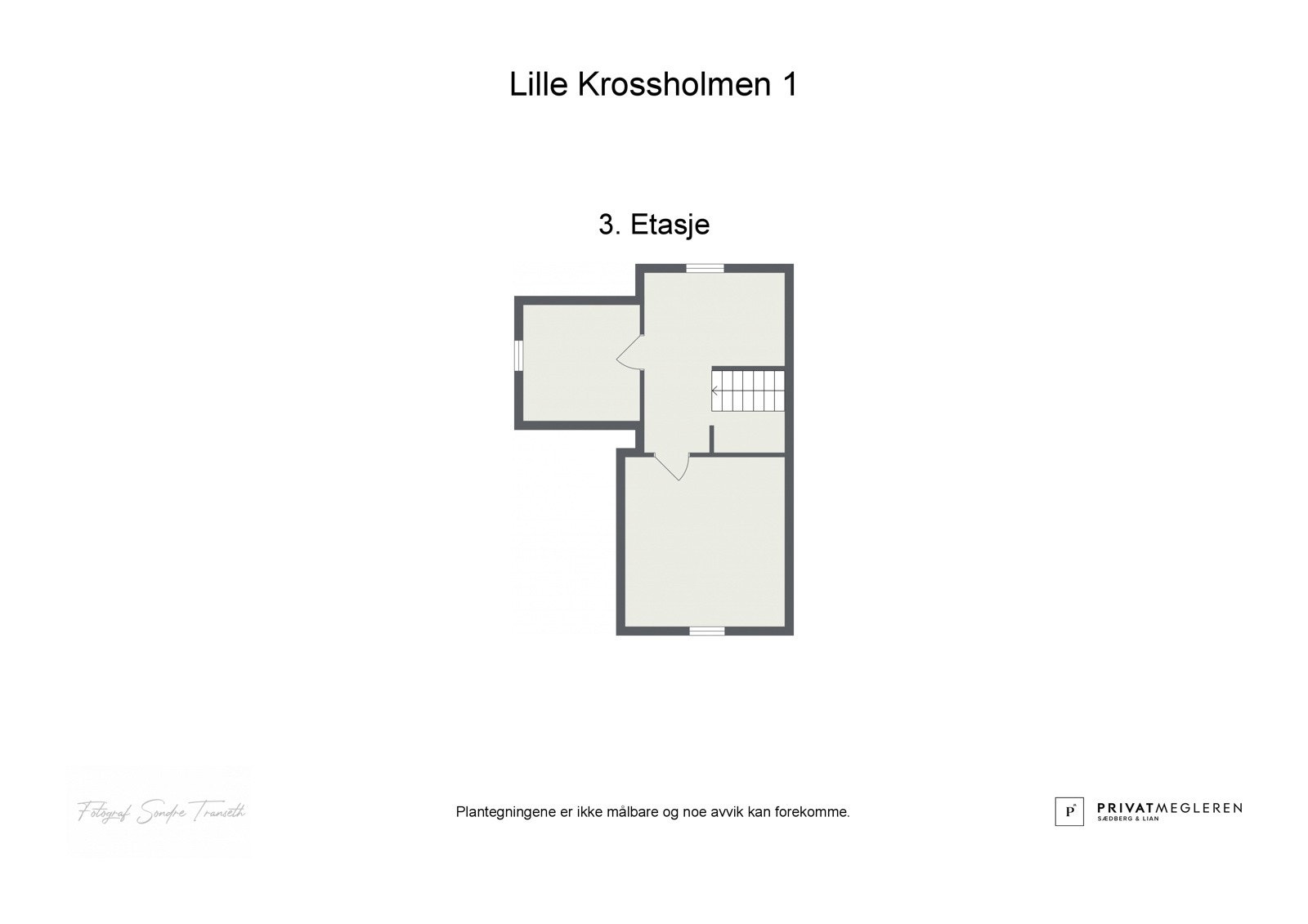 Plantegning fra fotograf Loftsetg. Galleribilde