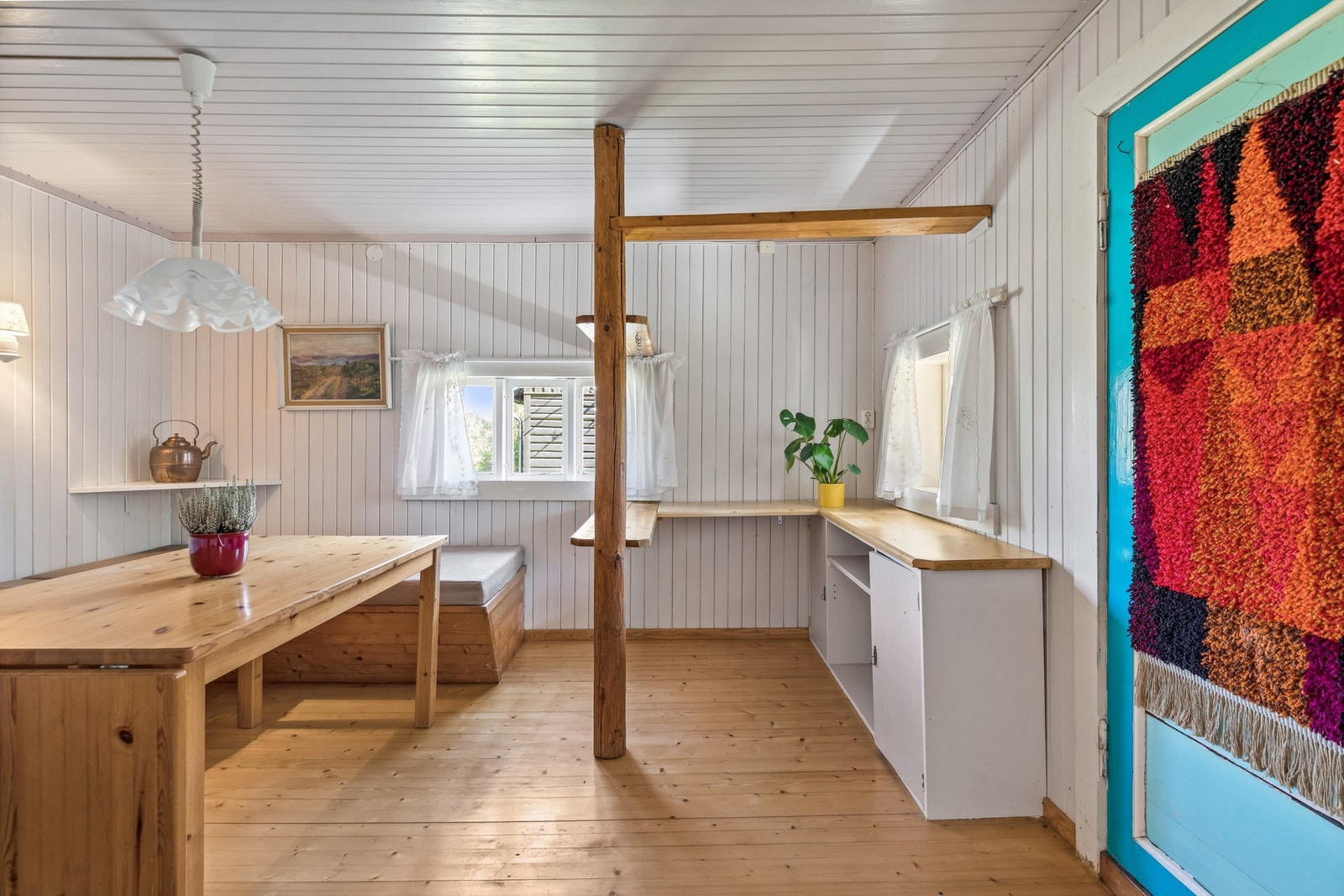 Annekset har to innredete rom og en bod Galleribilde