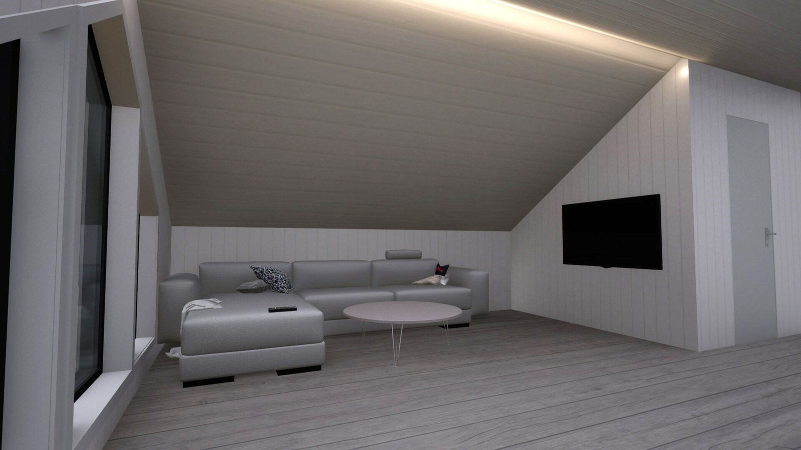 Illustrasjonsbilde loft Galleribilde