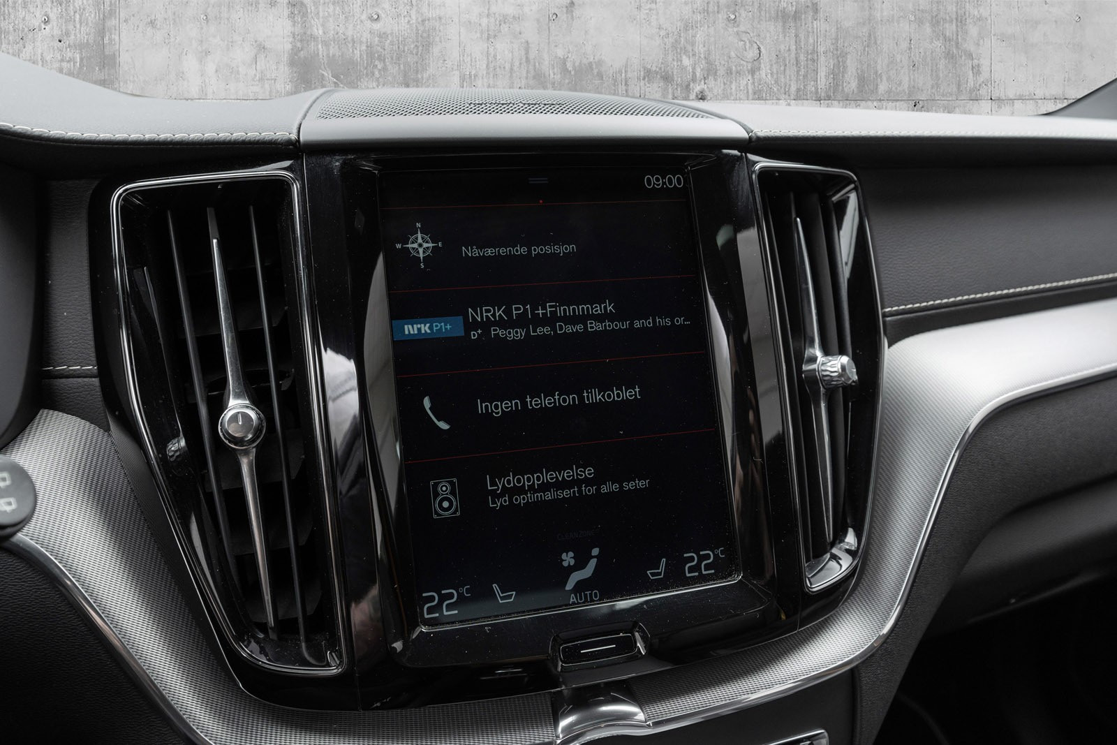 Bilen har Dab+ radio