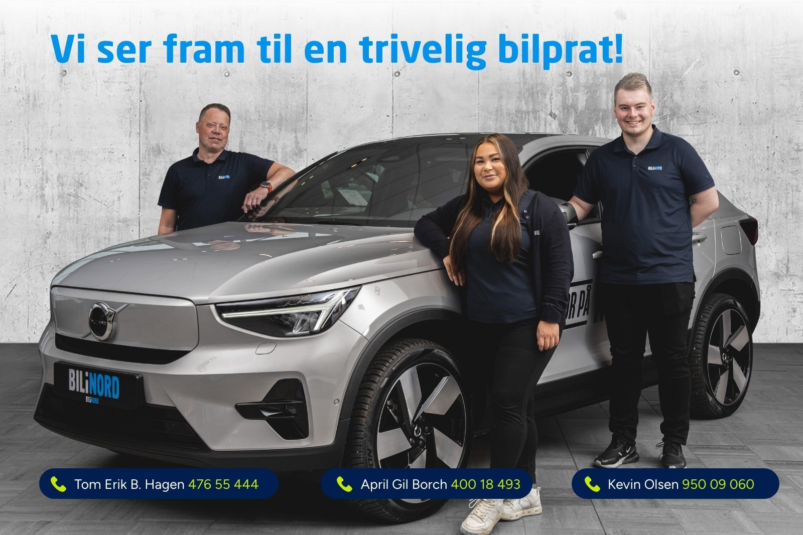 Ta kontakt med en av våre selgere