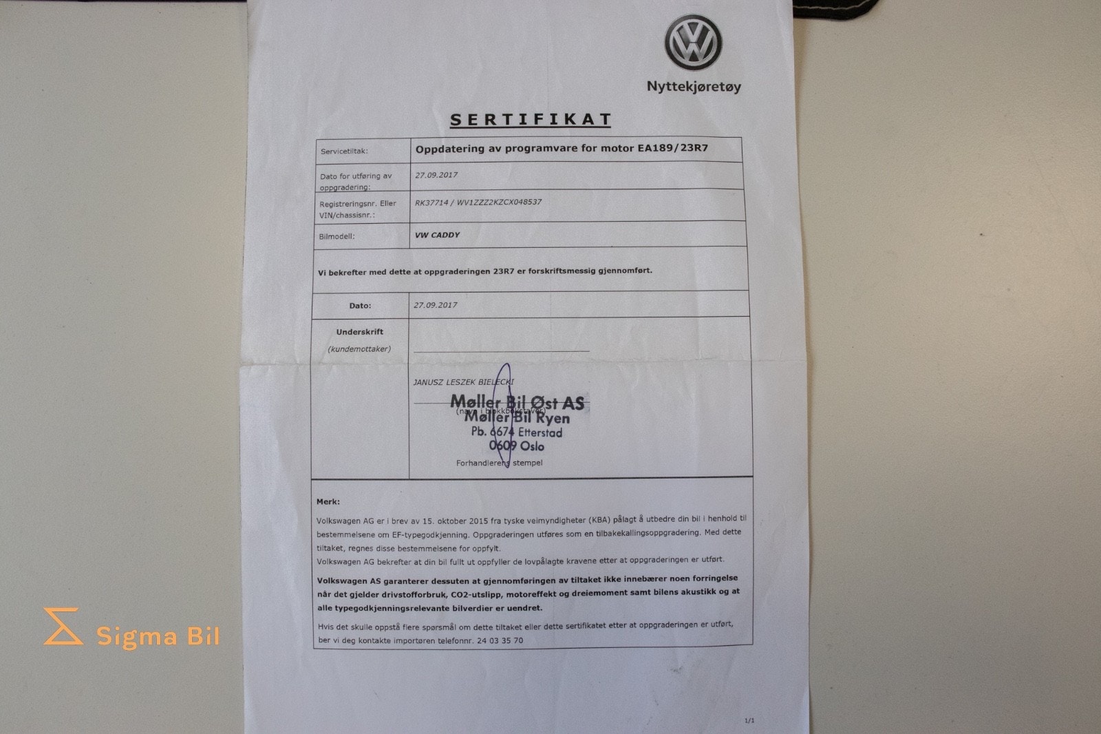 Bilde av Volkswagen Caddy