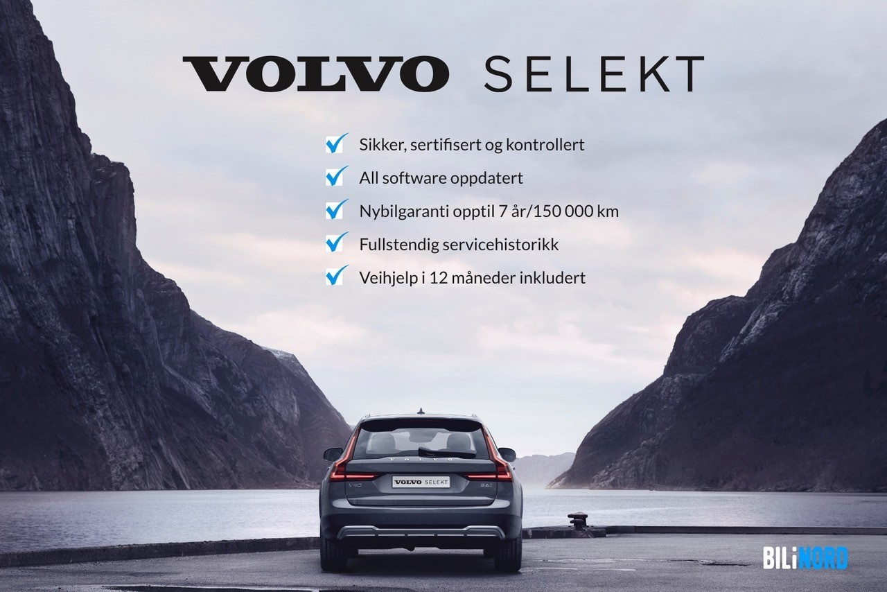 Denne bilen har Volvo Selekt 7 års garant /150.000 km (Det som inntreffer først)