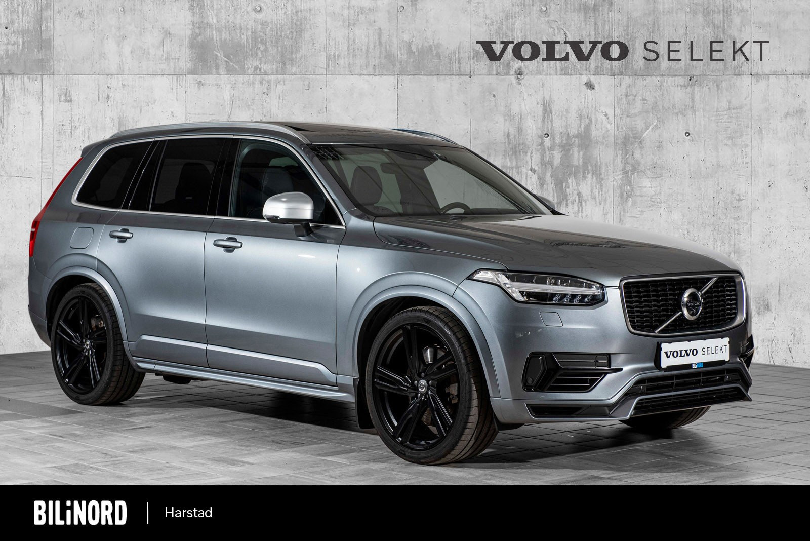 Nydelig Volvo XC90 T8 R-design i fargen Osmium Grey ankommet vår butikk