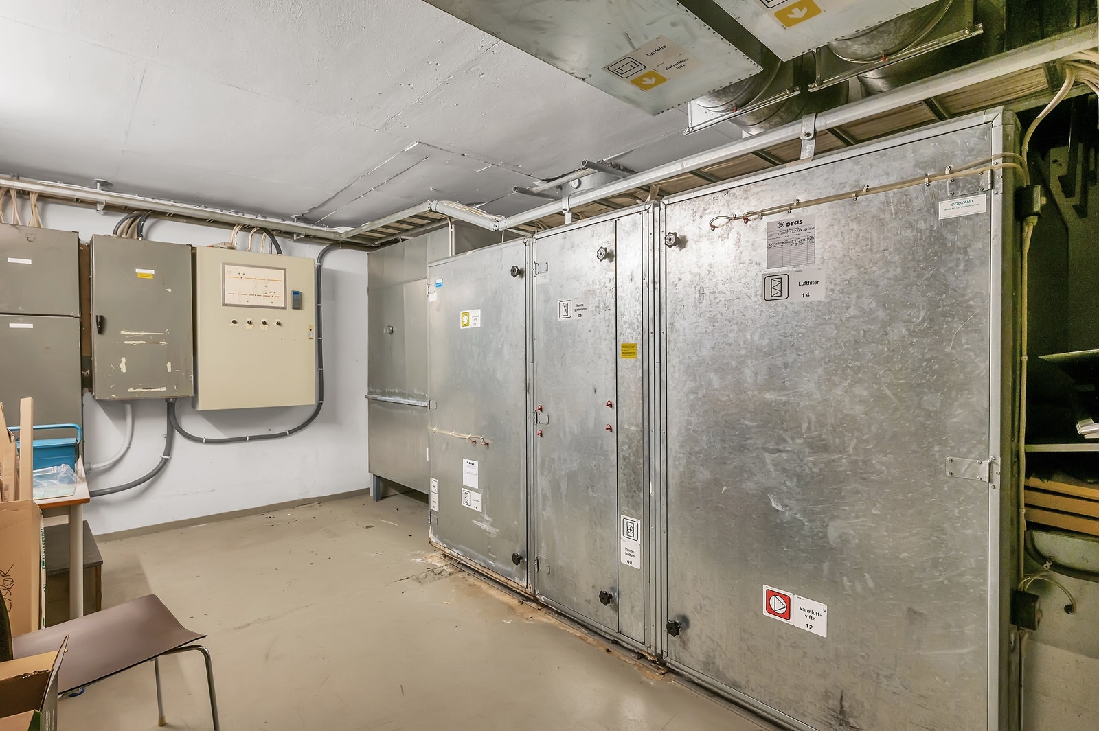 Teknisk rom. Galleribilde