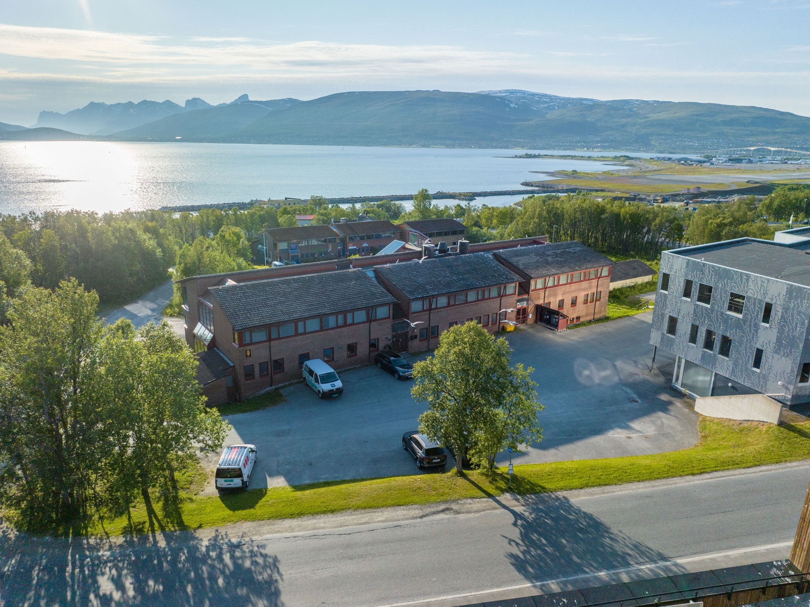 Dronebilde. Galleribilde