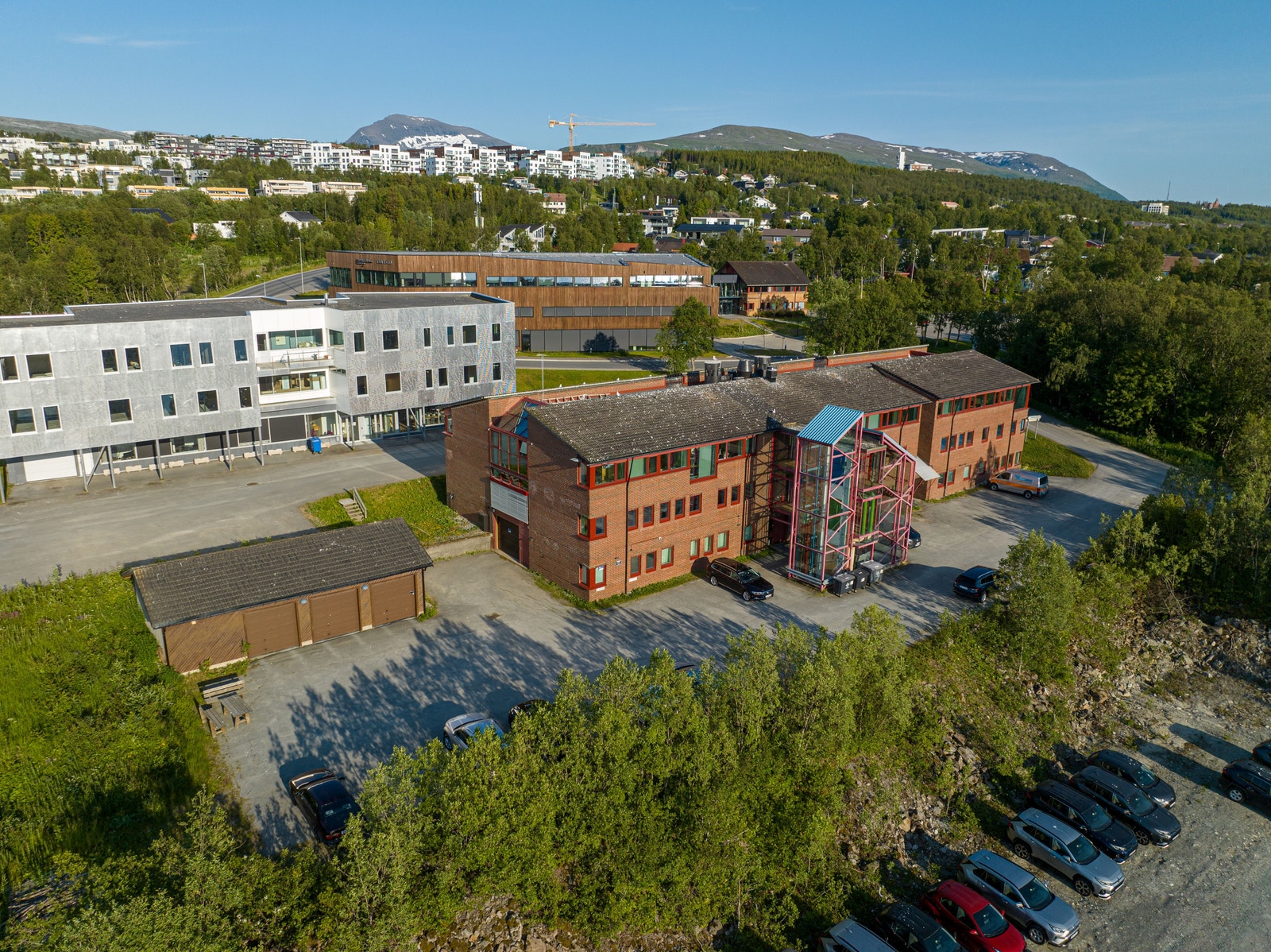 Dronebilde. Galleribilde