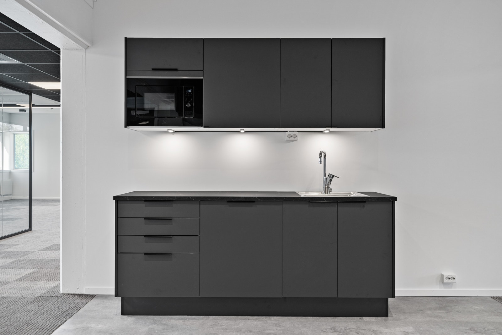 Nyrehabiliterte kontorer i plan 1 nord. Galleribilde