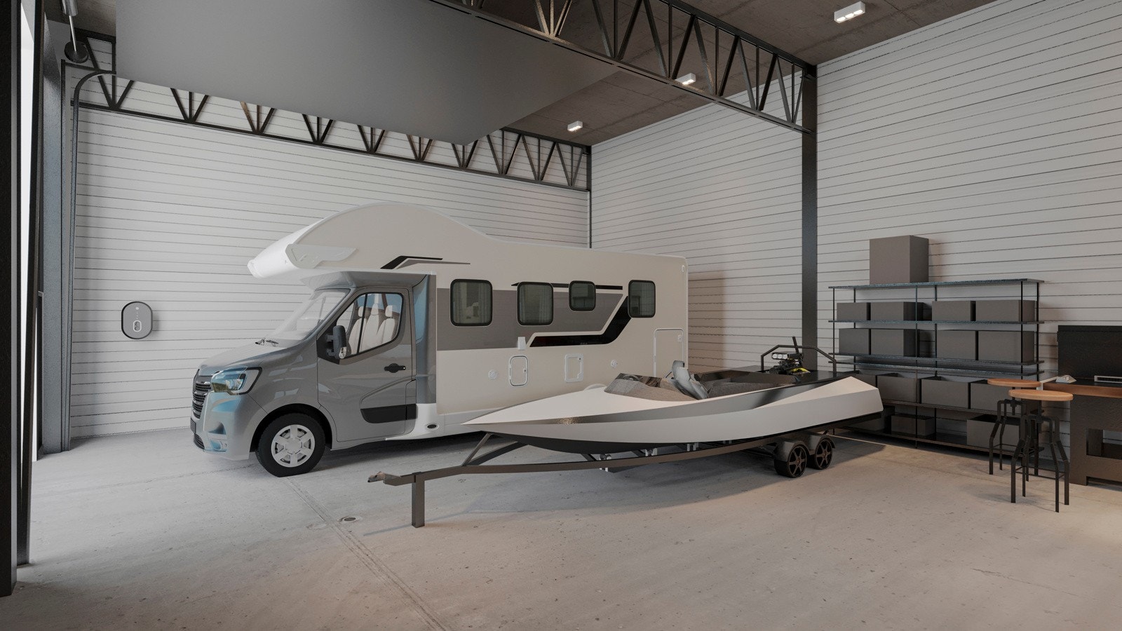 119m2 seksjon som viser rikelig med plass, du kan slå sammen to 58m2 seksjoner og få denne størrelsen Galleribilde