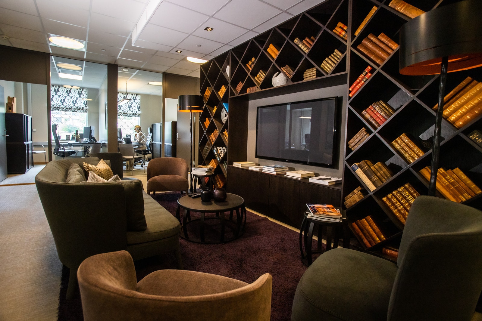 Lounge i kontorlokalene Galleribilde