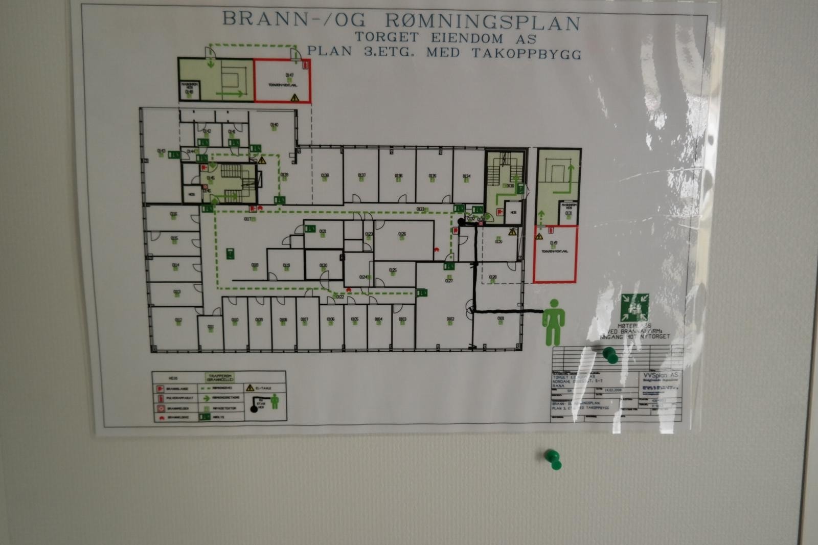 Plantegning 3 etg. Galleribilde