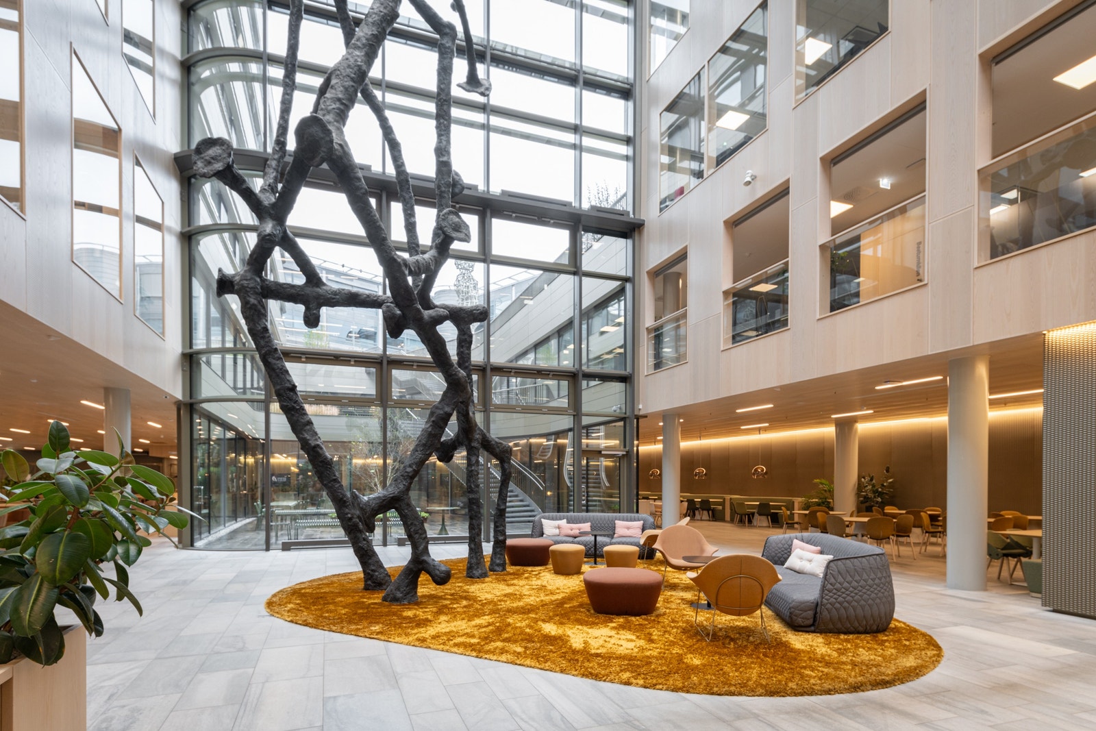 Flott atrium Galleribilde