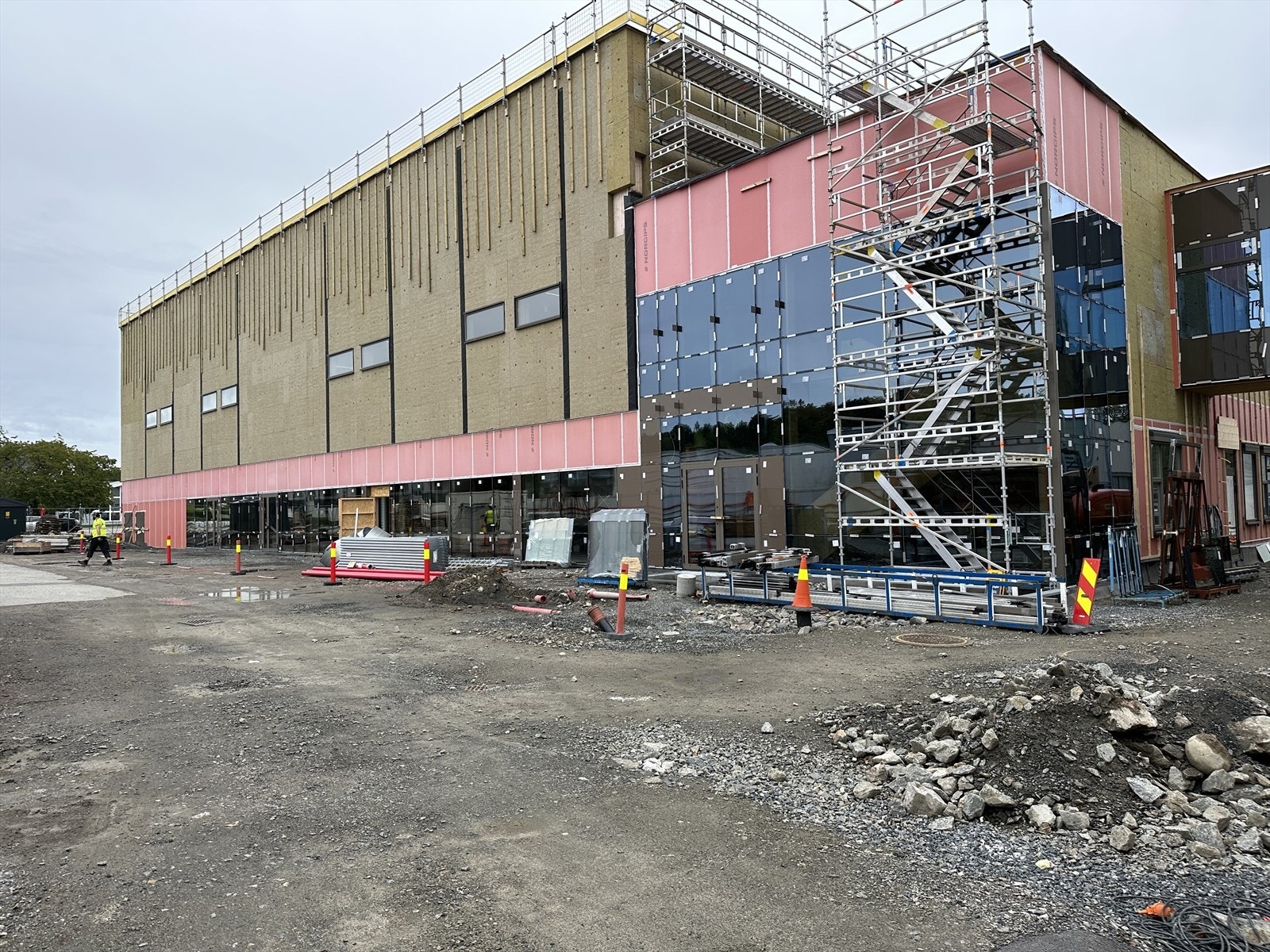 Bygget begynner å ta form Galleribilde