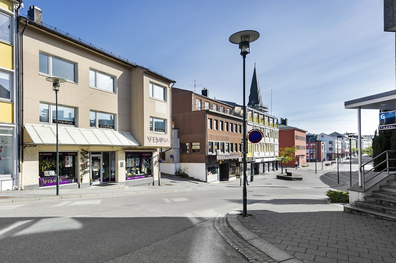 Svært sentralt og gunstig beliggende hjørne i sentrum. Galleribilde