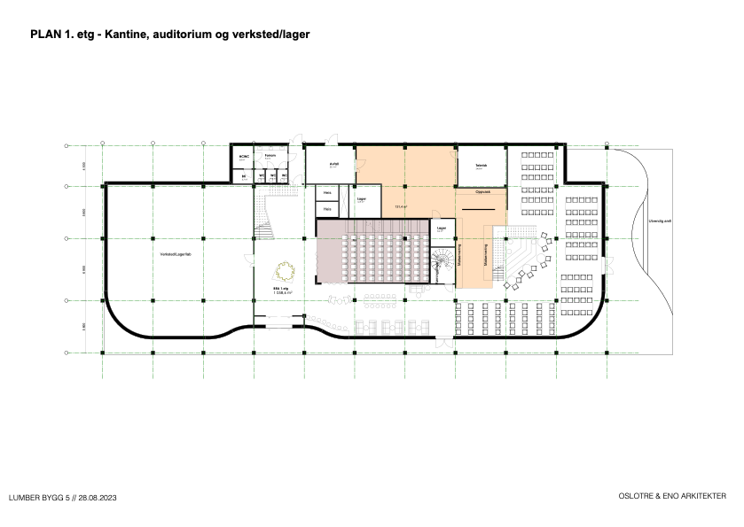 Plantegning 1. etg Galleribilde