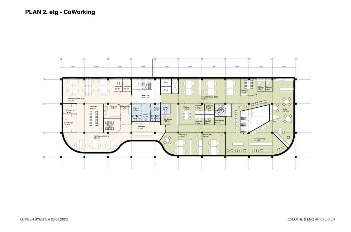 Plantegning 2. etg Galleribilde