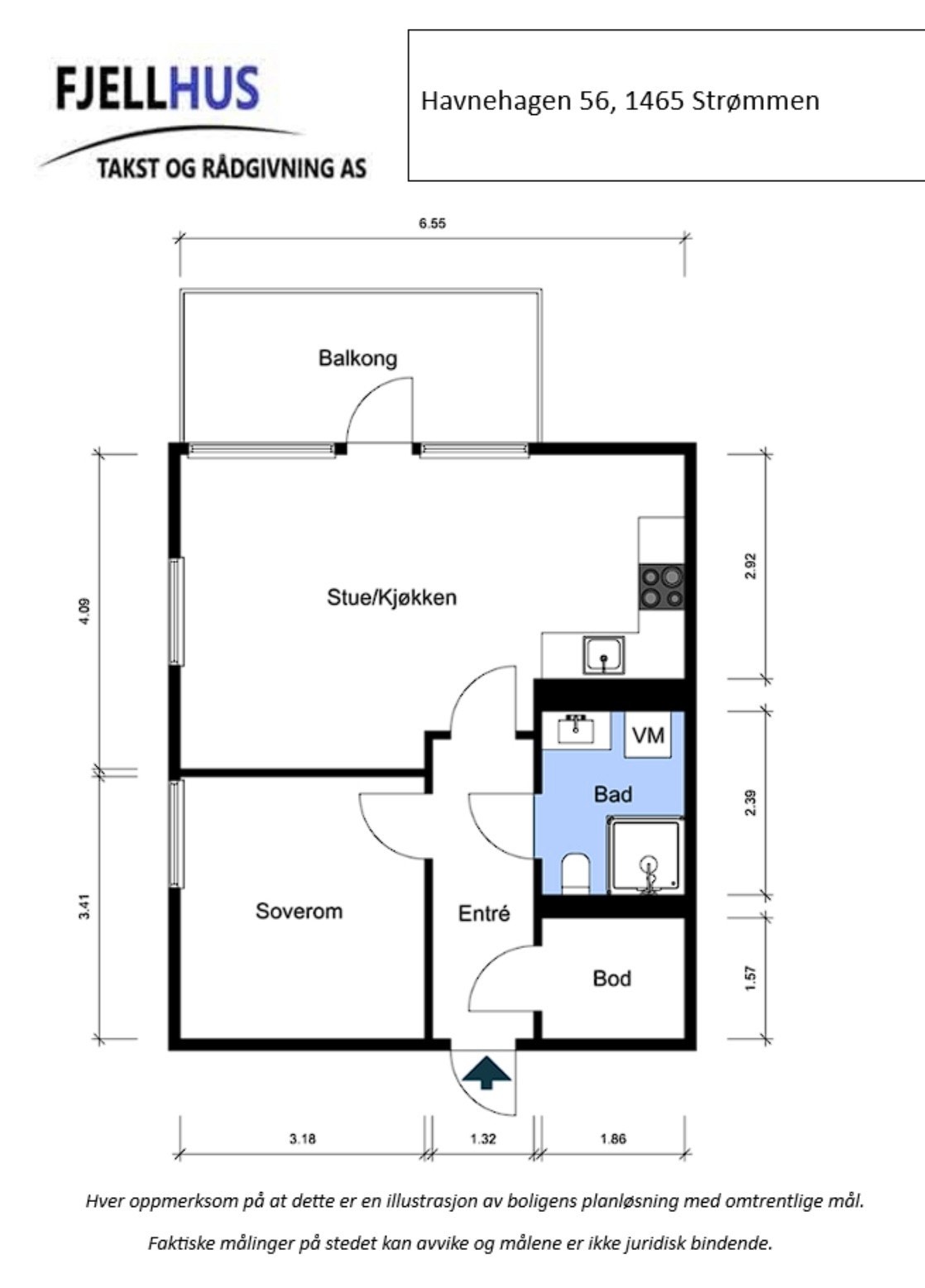 Plantegning Galleribilde