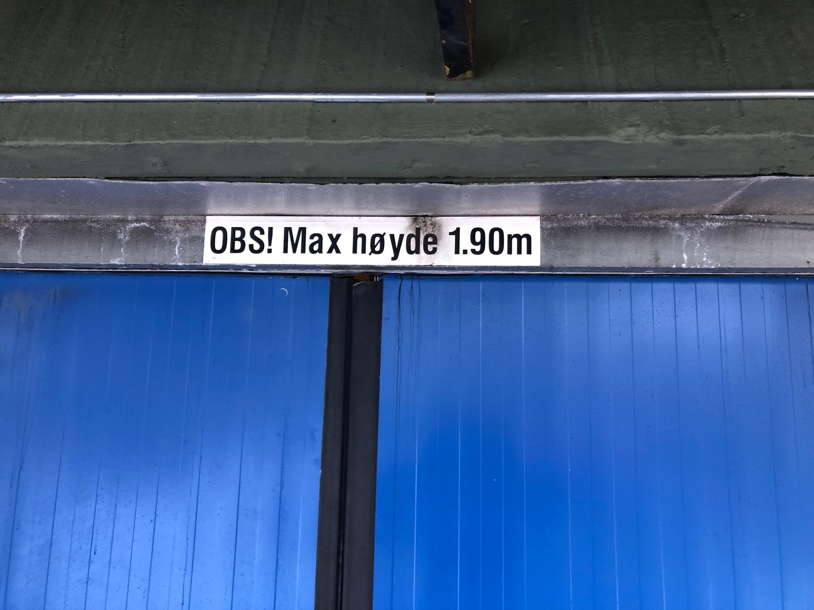 Maks høyde kjøreport Galleribilde