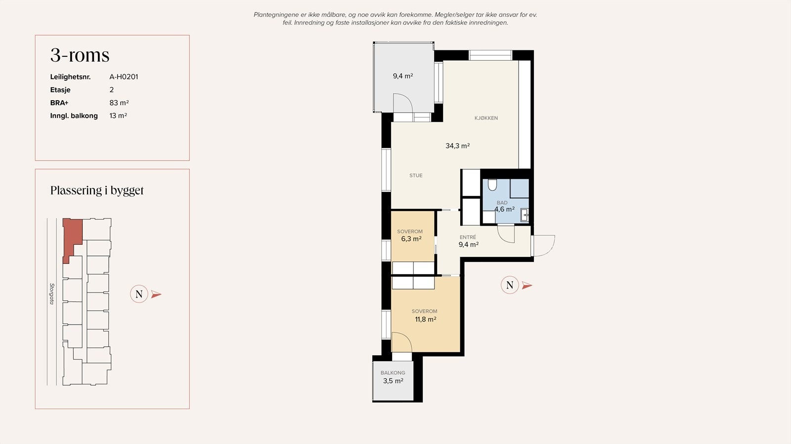 Plantegning Galleribilde