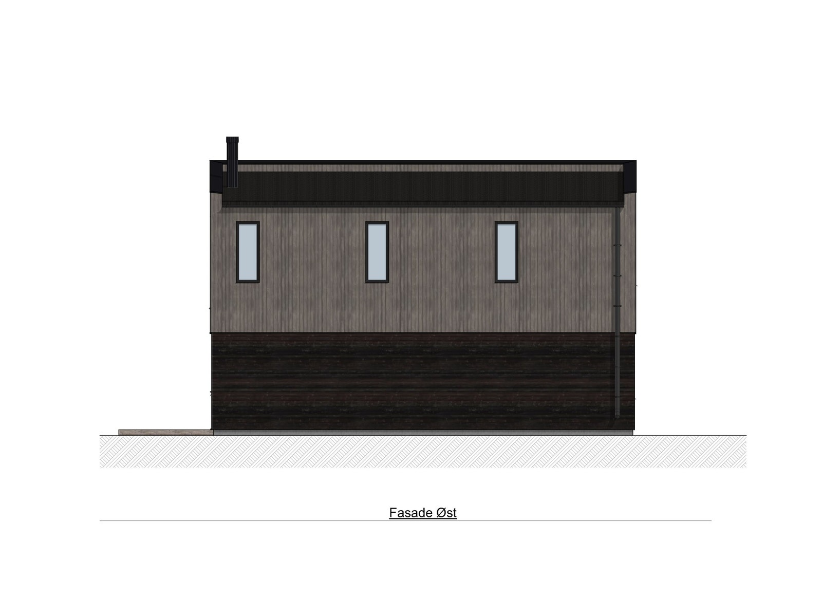 Fasadetegning Galleribilde