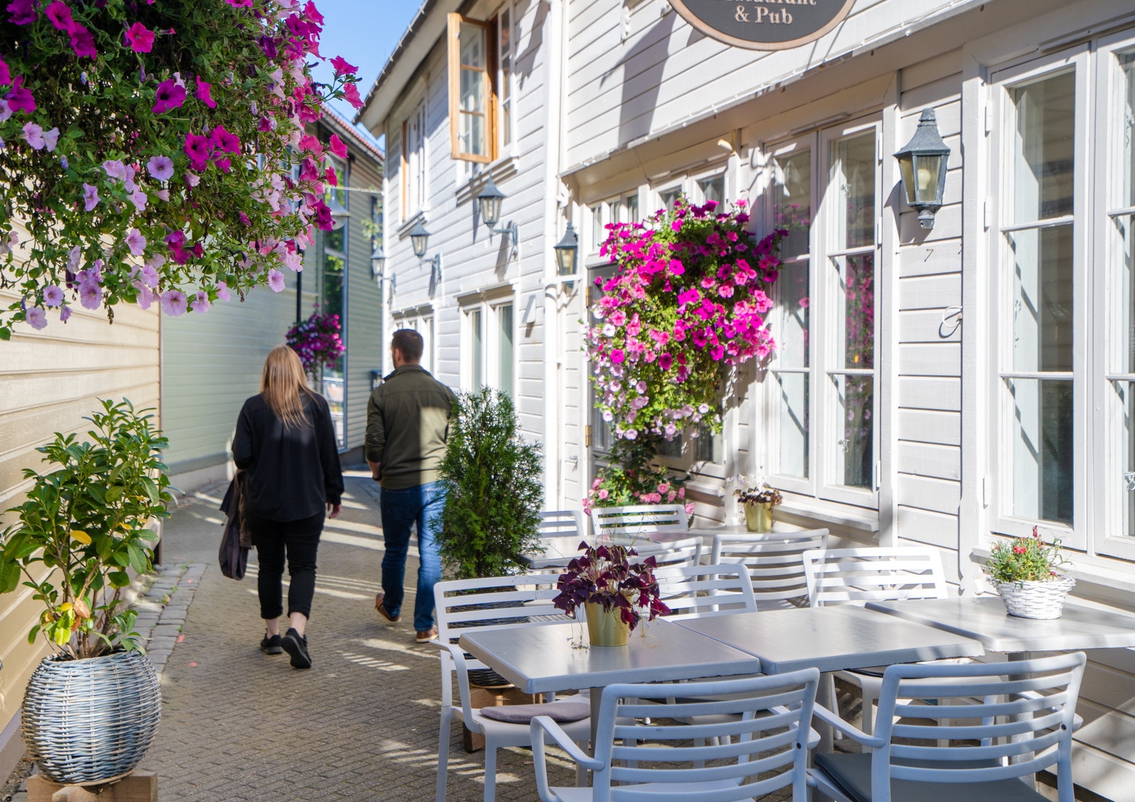 Trange gater og smau i Egersund sentrum Galleribilde