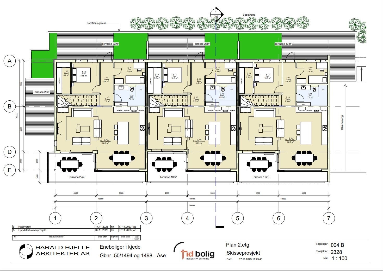 Plantegning 2 etg Galleribilde