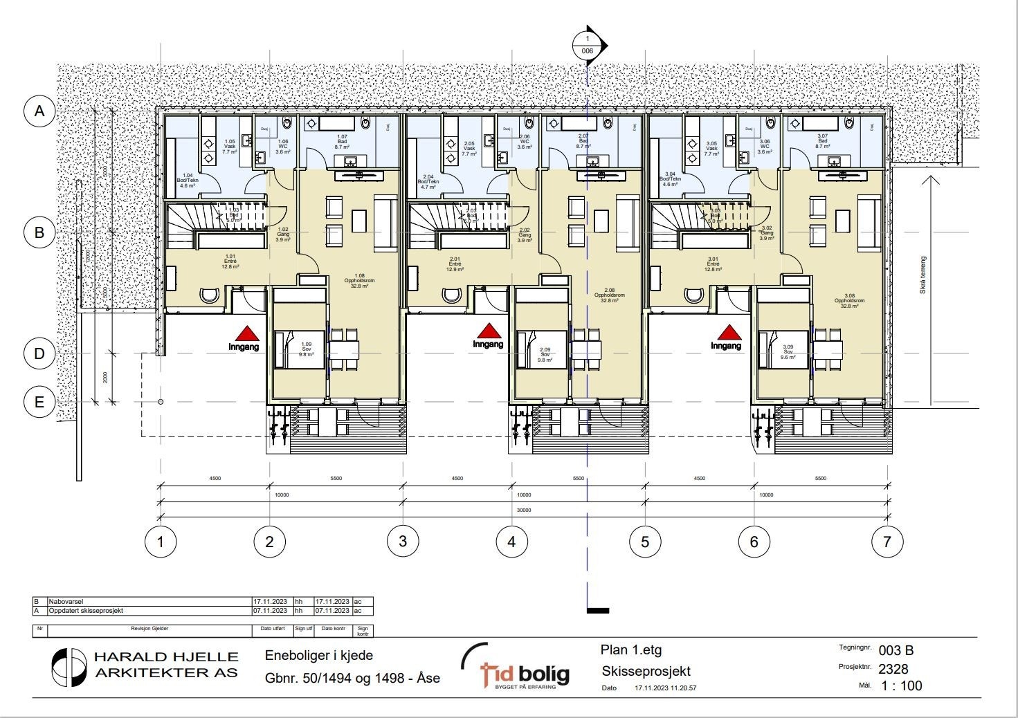 Plantegning 1 etg Galleribilde