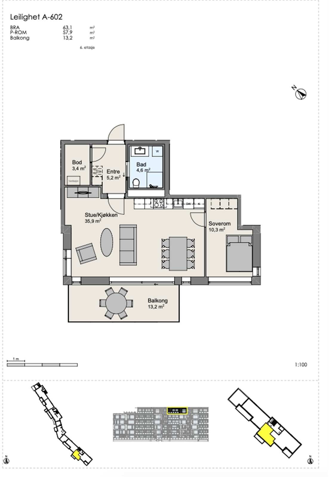 Plantegning Galleribilde