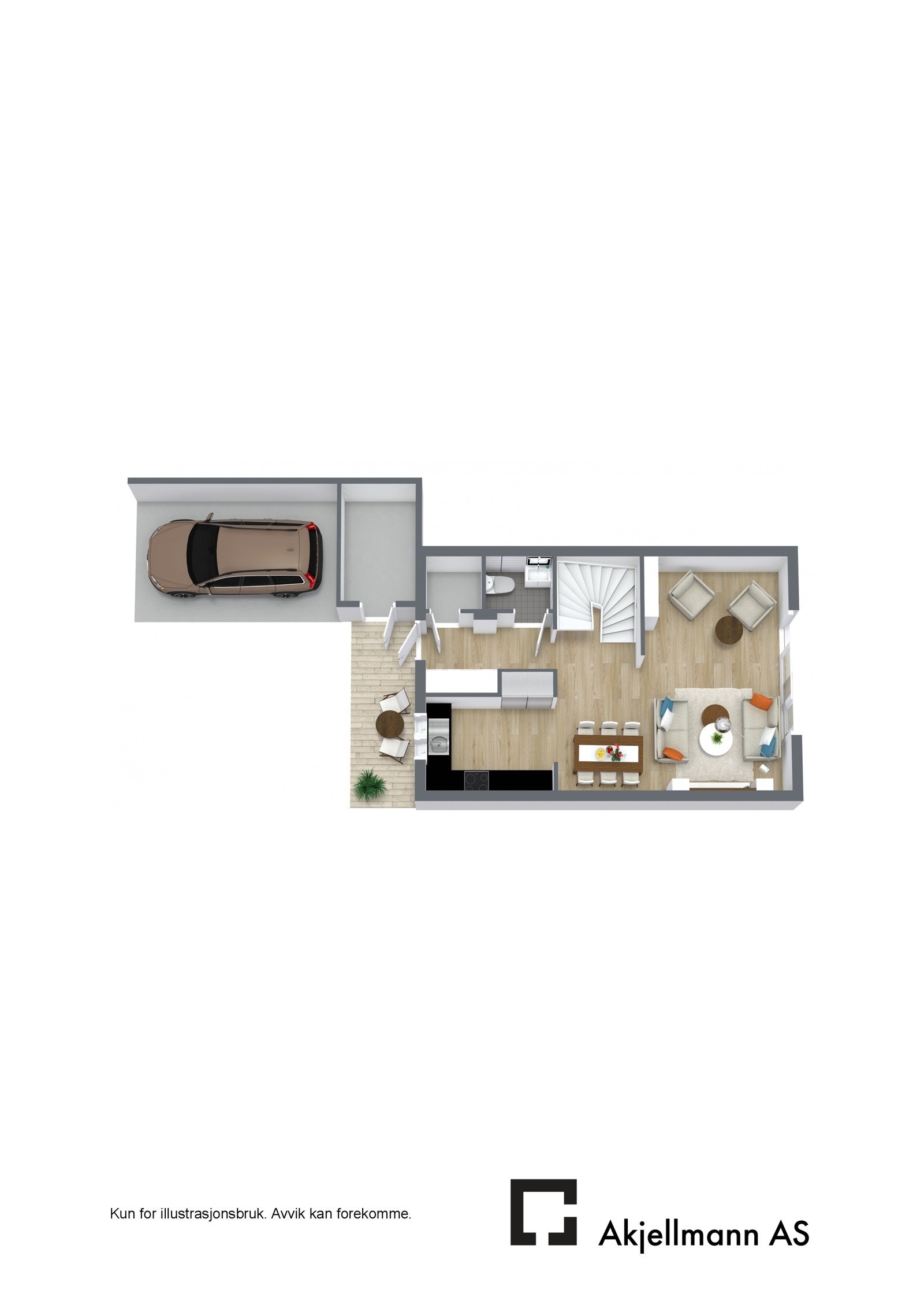 Plantegning hustype 1 - 1.etg Galleribilde